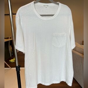 Alex Mill White Short Sleeve Tee